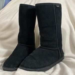 Emma tall black bearpaw boots size 10